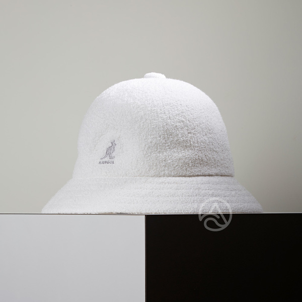 KANGOL Bermuda Casual 白色 百慕達帽 鐘型 漁夫帽 195169015-06