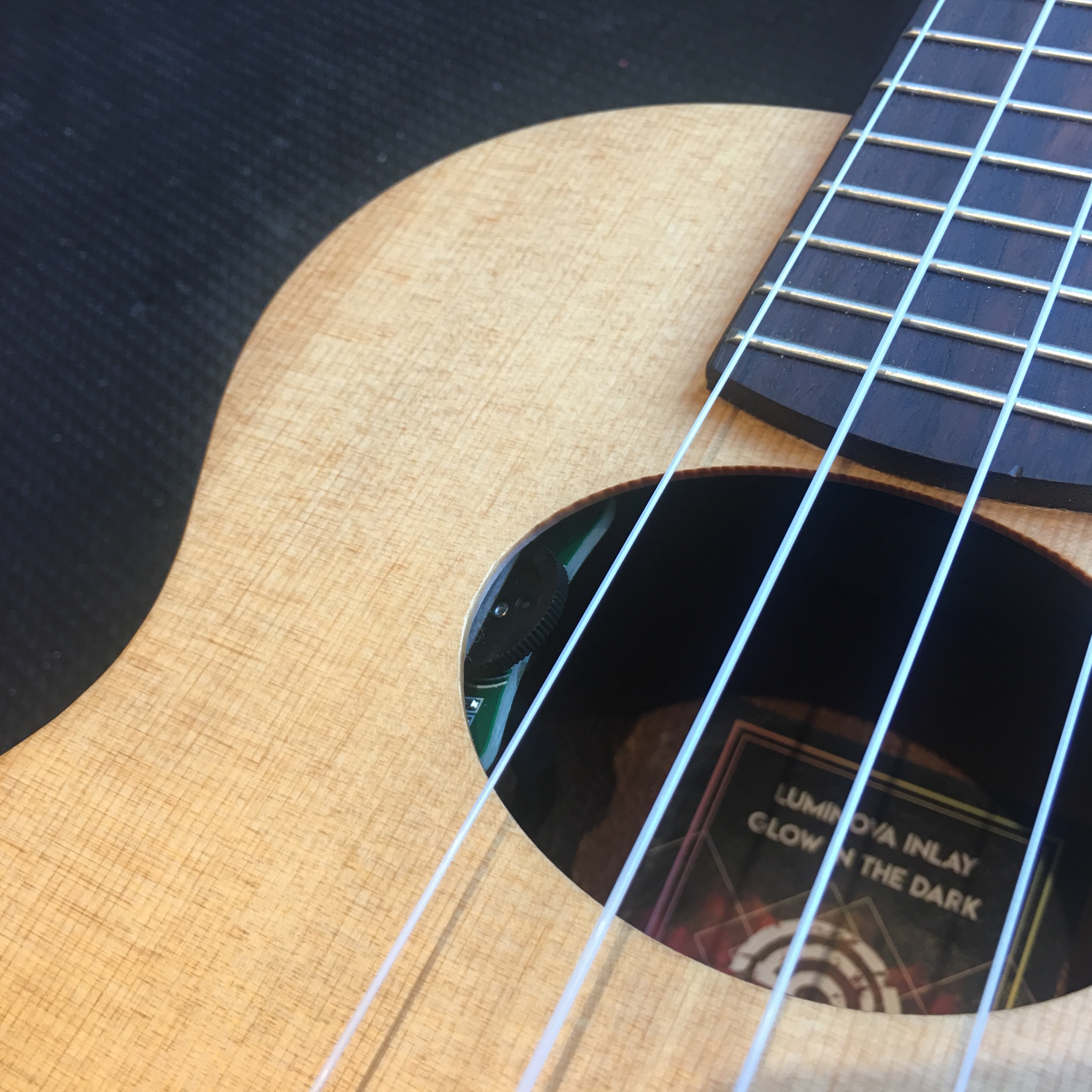 烏克麗麗拾音器示意圖