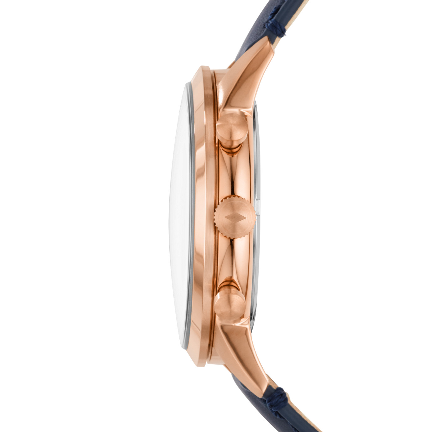 萬年鐘錶 - Fossil  三眼計時皮革男錶   FS5436 錶徑44MM