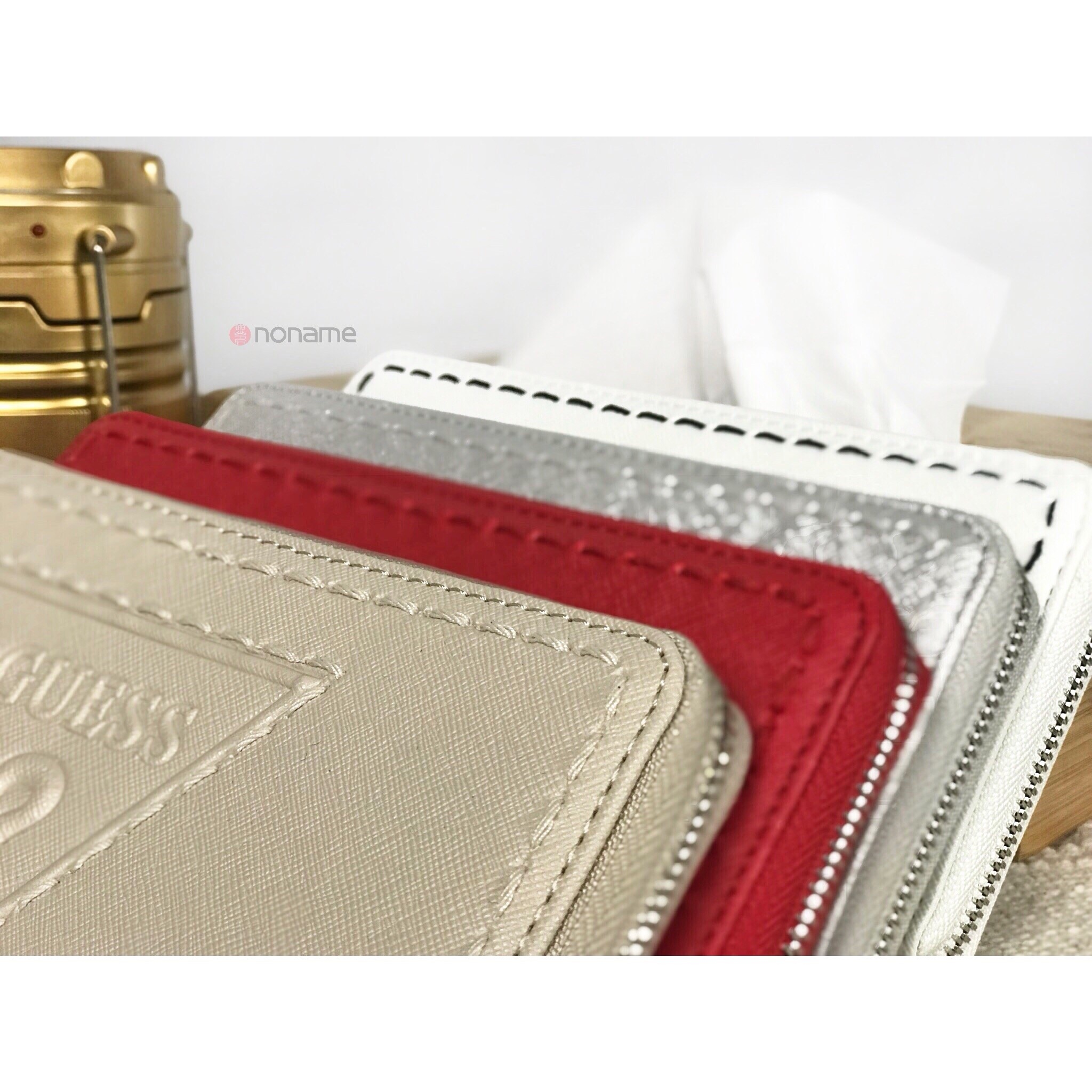 Guess 經典 大Logo 質感 長夾