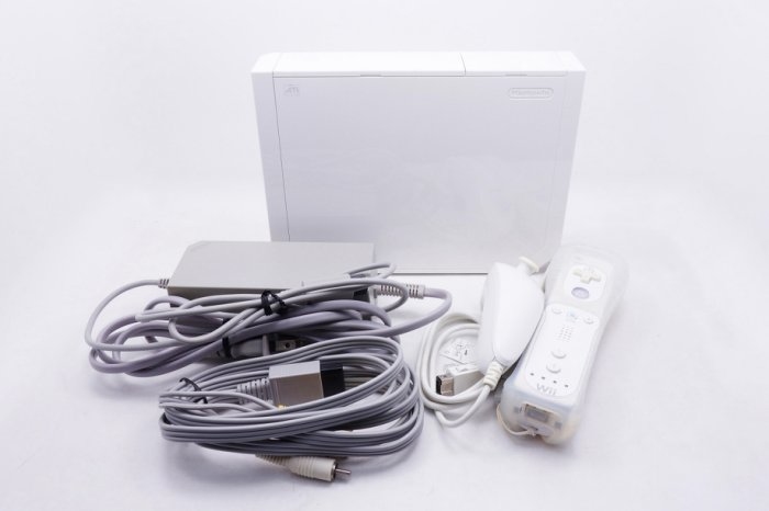 台中回收二手任天堂Nintendo Wii RVL-S-WD 白二手電玩主機日本版#08545