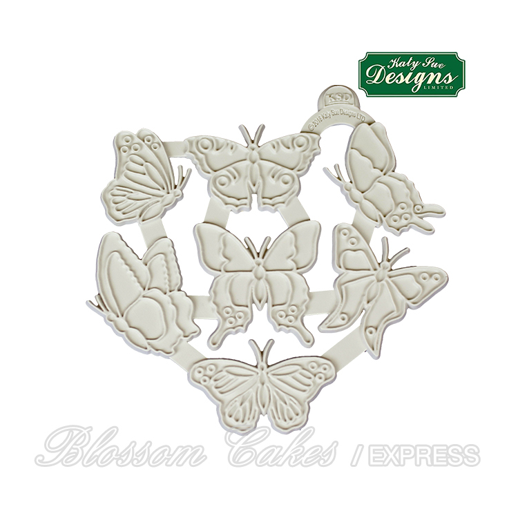 Katy Sue Butterflies Silicone Embossers