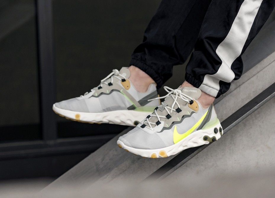 💥出清特價💥 NIKE React Element 55 香橙檸檬 (男款)