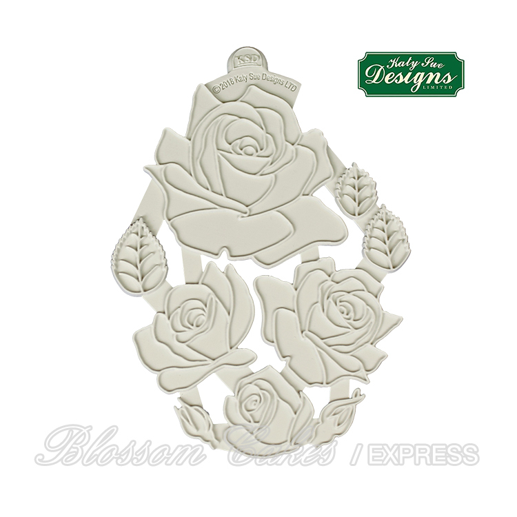Katy Sue Roses Silicone Embossers