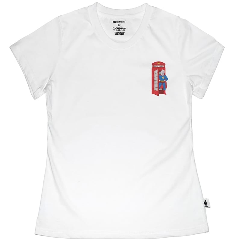 Little Stamp: Super Alpaca 超人電話亭 女版短T