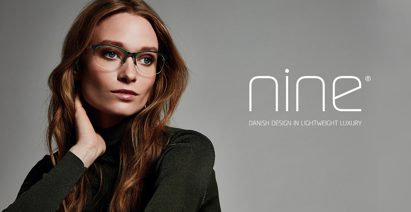【nine】丹麥輕質記憶β鈦 IBT系列光學眼鏡-灰綠 NI2558 GRN