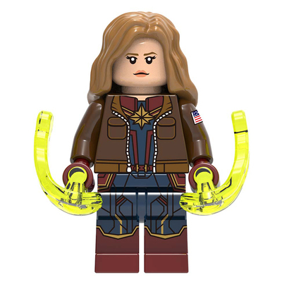 Captain Marvel Avengers Endgame Custom Mavrel DC Super Heroes Minifigs Minifigures Fit Lego X1251