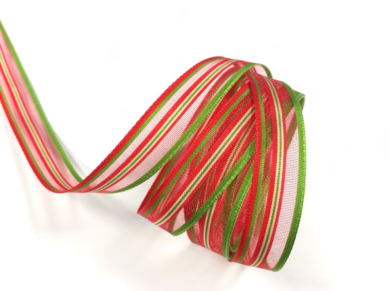 透光彩色條紋/平織/15mm