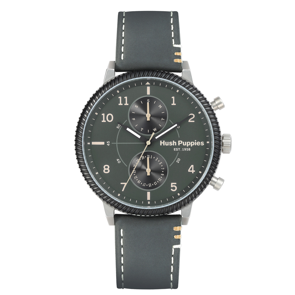 Signature 軍風雙眼腕錶