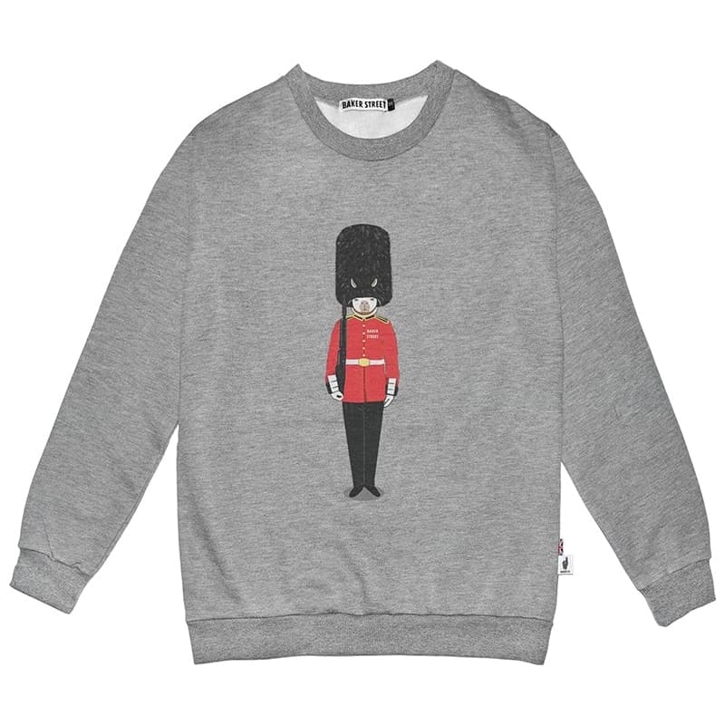 Alpaca Grenadier Guard 禁衛軍駝 高磅數長袖圓T