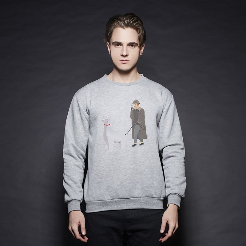 Walking the Alpaca 高磅數長袖圓T