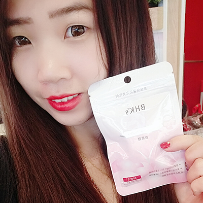 服飾專櫃 Eva：白高顆快一個禮拜就慢慢見效了，真心推薦！