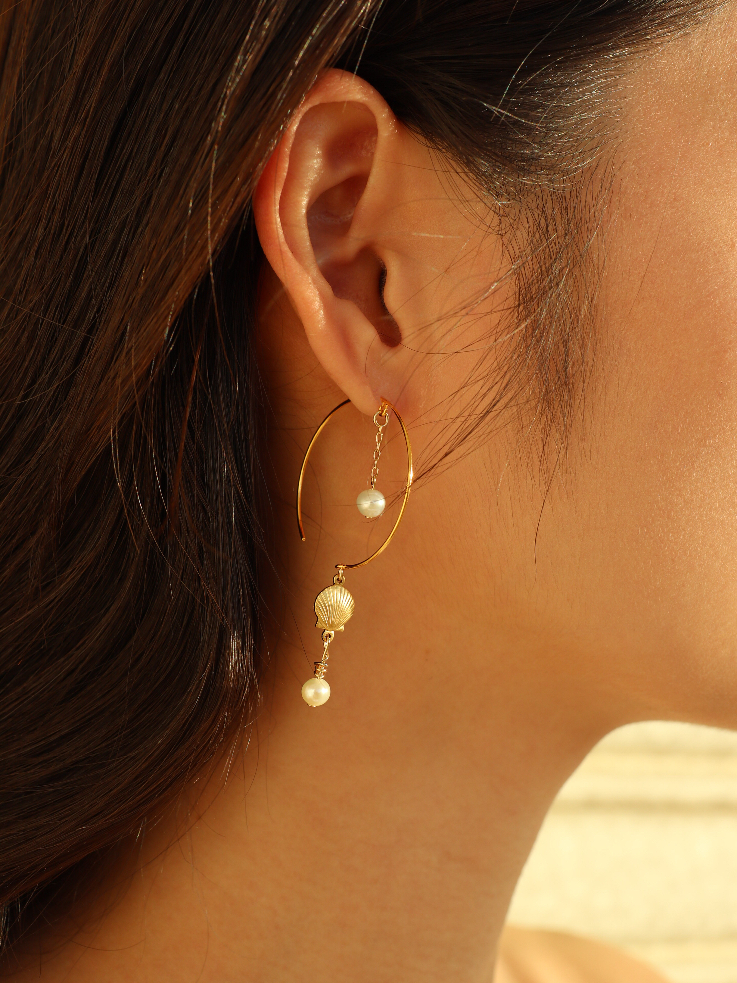 維納斯的誕生｜天然珍珠耳環