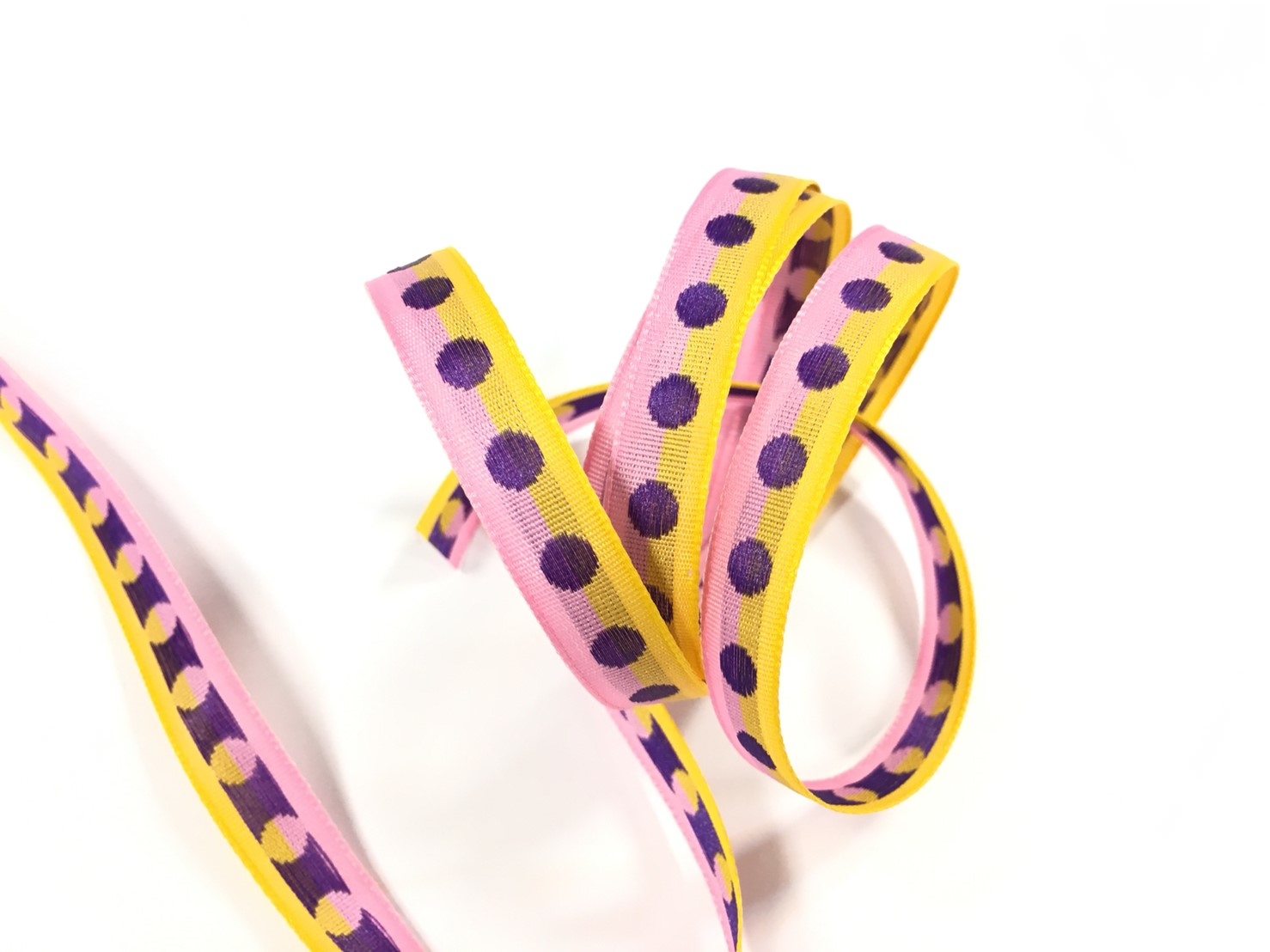 雙色點點提花/10mm