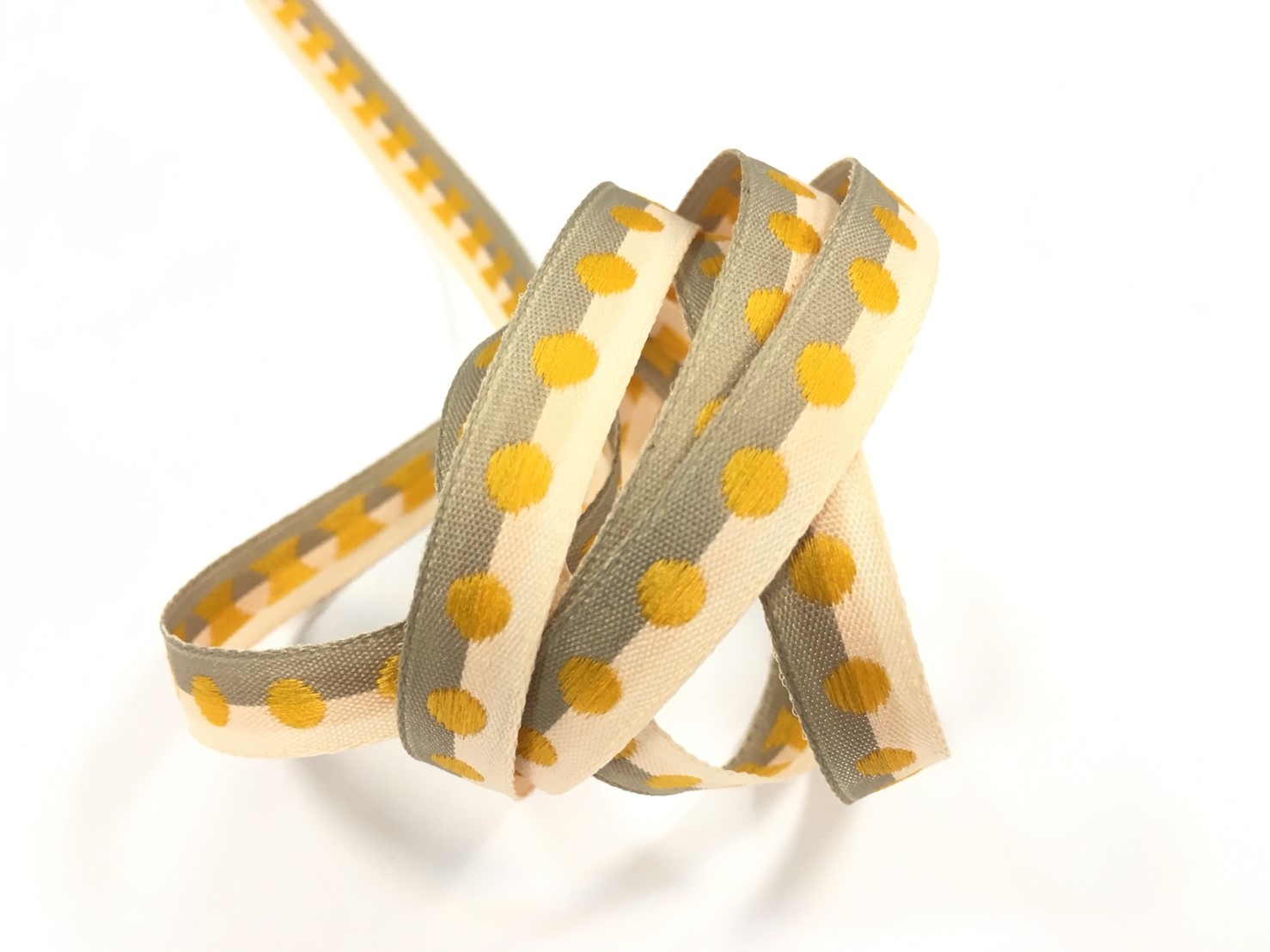 雙色點點提花/10mm