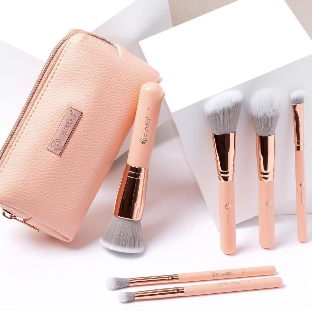 BH Cosmetics Petite Chic 6 Piece Mini Brush Set with Bag