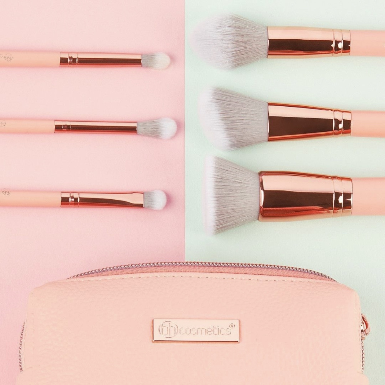 BH Cosmetics Petite Chic 6 Piece Mini Brush Set with Bag