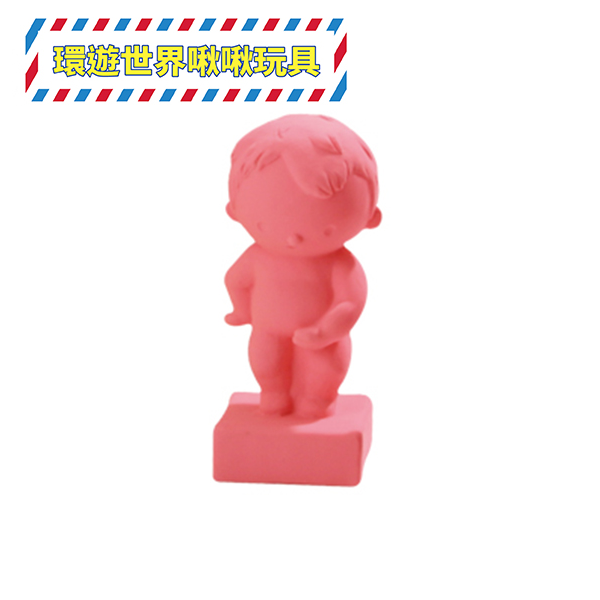 日本TK Tarky - 環遊世界 小型犬用 啃咬 啾啾玩具(比利時尿尿小童)