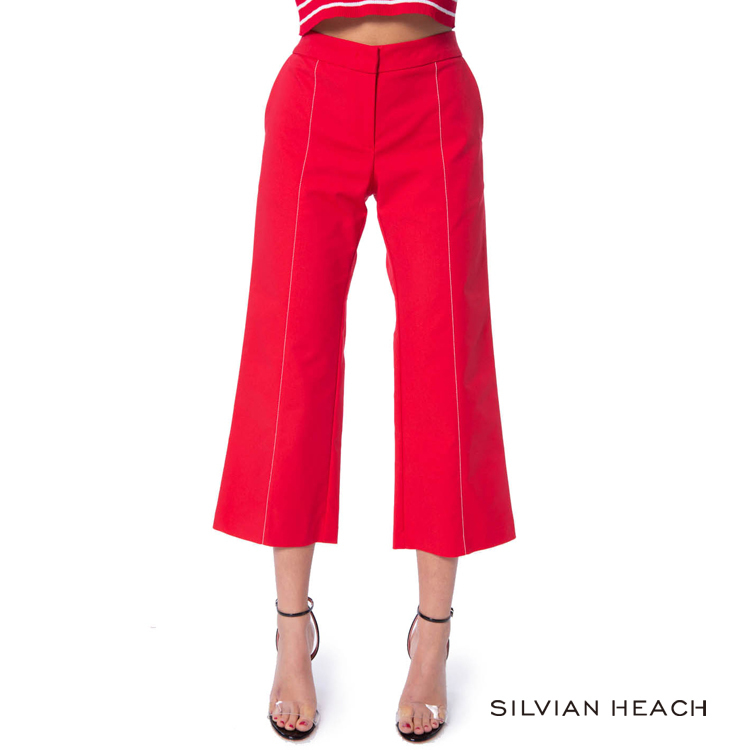 【silvian-heach】紅色小喇叭褲