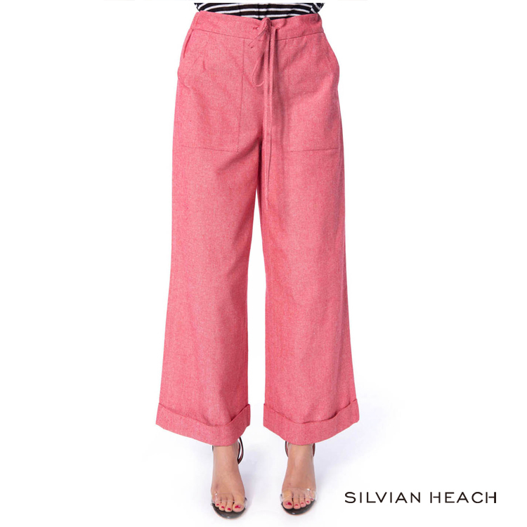 【silvian-heach】抽繩寬褲