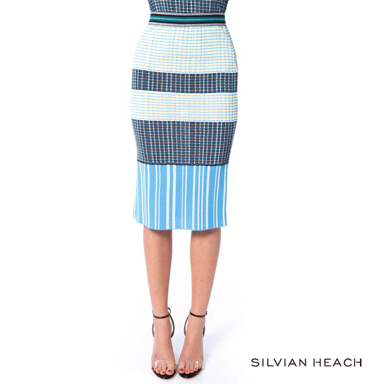 【silvian-heach】條紋包臀裙