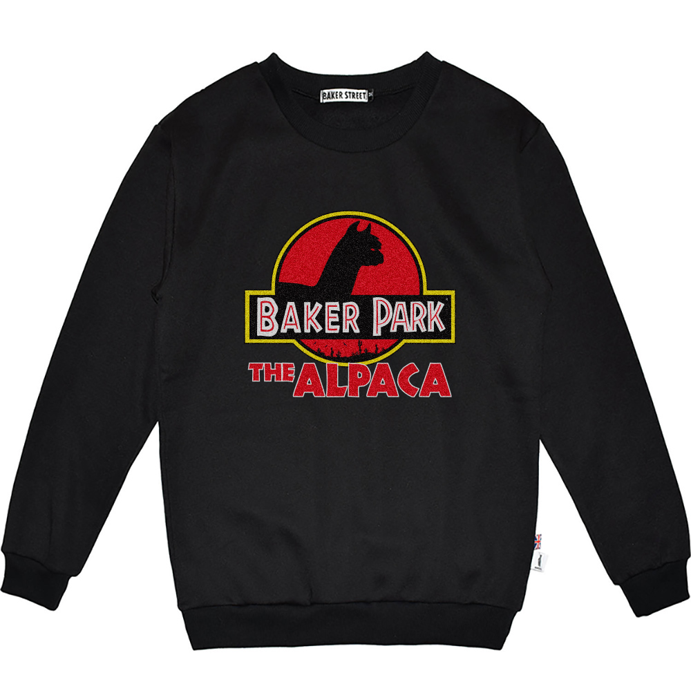 Alpaca Park 侏羅駝 高磅數長袖圓T