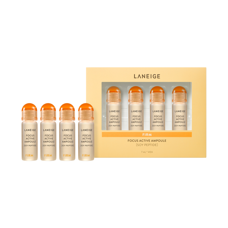 Laneige Focus Active Ampoule 7m x 4 - Soy Peptide