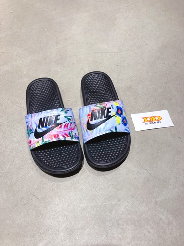 nike benassi floral print