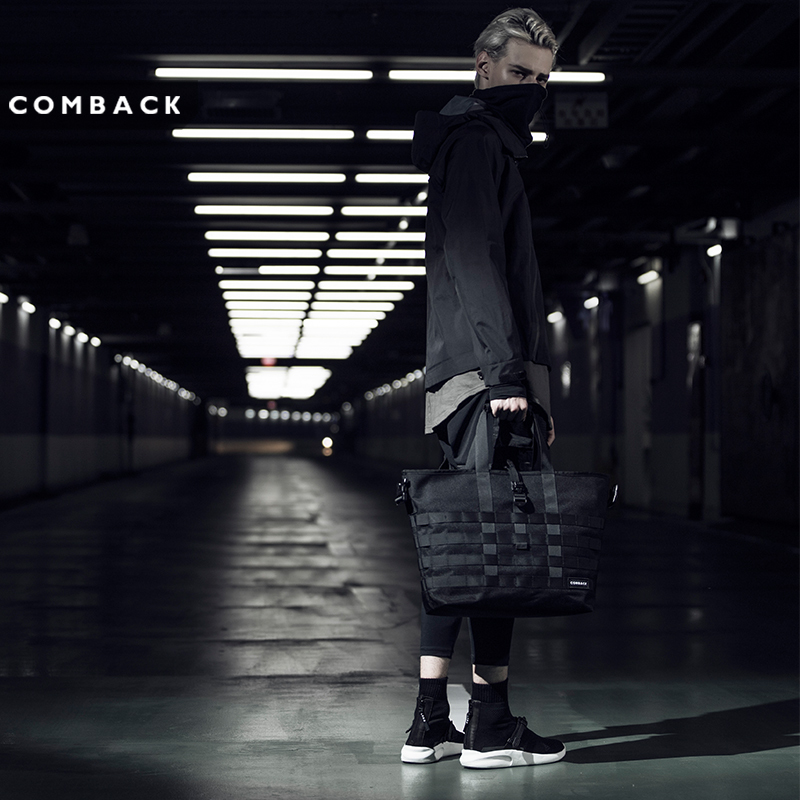 【 30% OFF 】COMBACK全黑概念系列 機能速卸扣斜挎背包