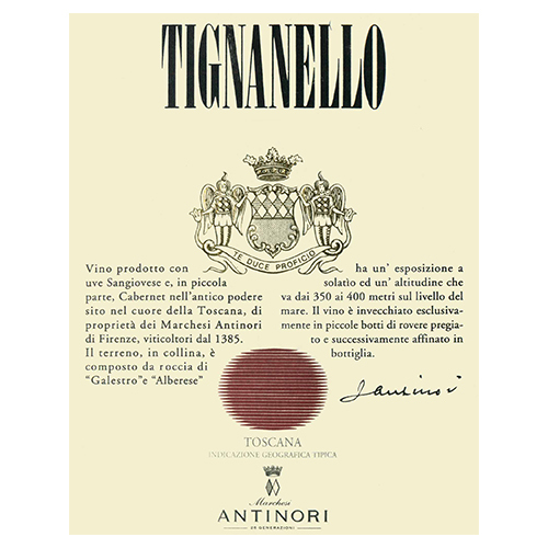 Antinori Tignanello 2015 (RP96)