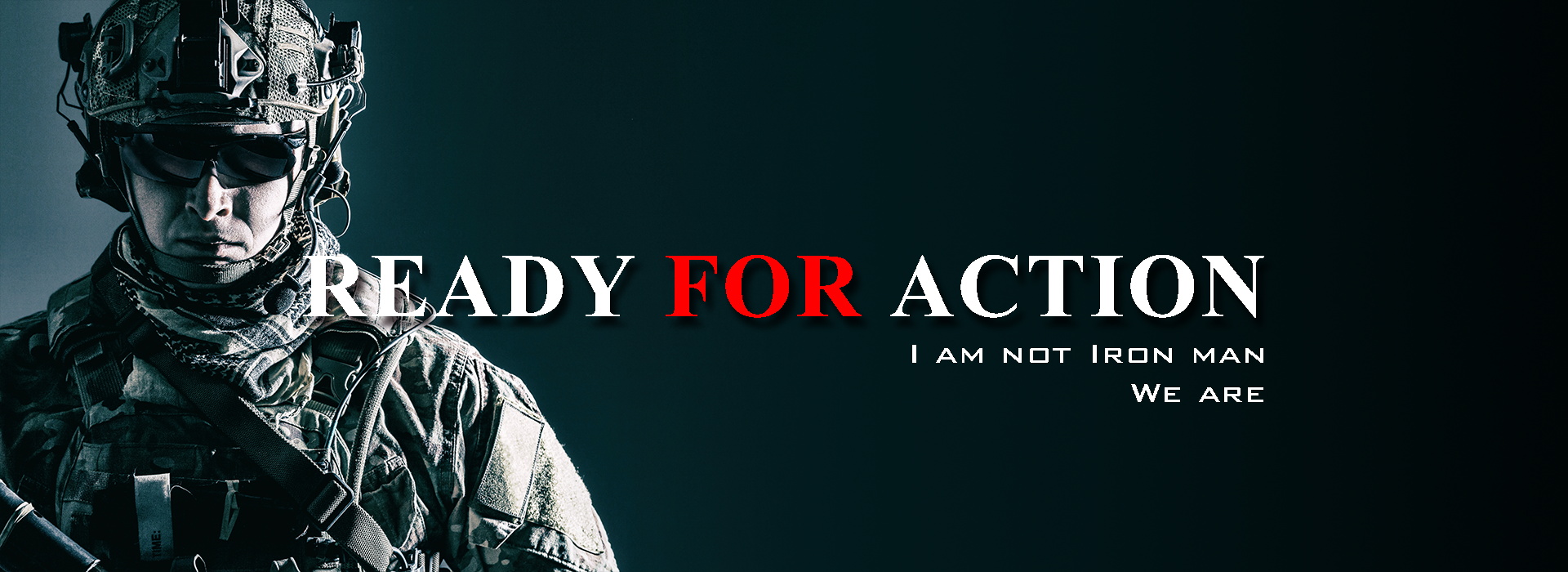 I am not iron man, we are