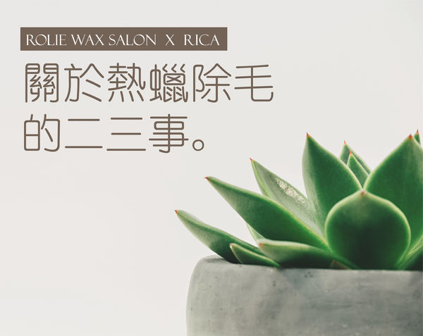 關於熱蠟除毛的二三事