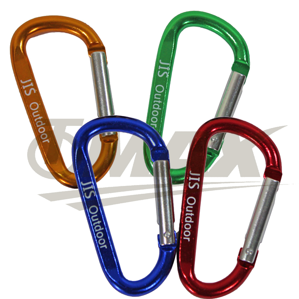 omax多用途鋁合金D型扣環-12入(顏色隨機出貨) 破盤下殺 OMAX歐妹思購物網