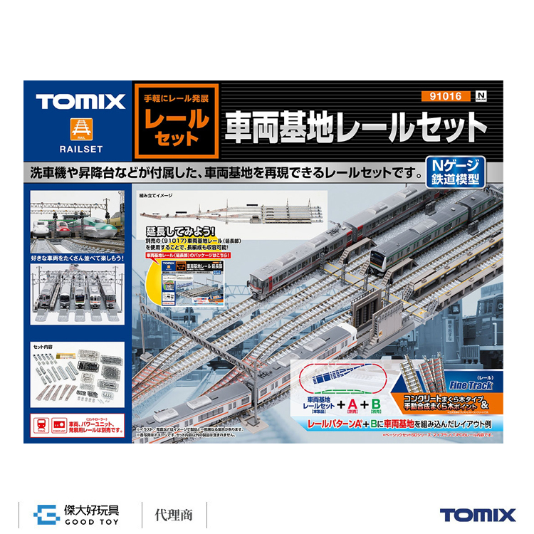 TOMIX 91016 軌道組車輛基地軌道套組