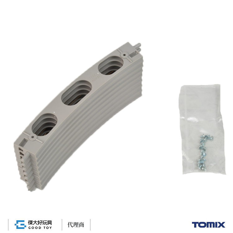 TOMIX 3091 寬路基線路用單線橋腳基座 C280-22.5 (8入)