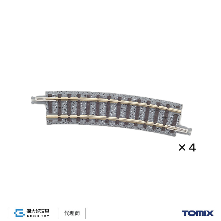 TOMIX 1854 彎軌 C280-15(F) (4入) 木枕