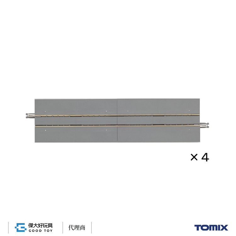 TOMIX 1793 寬路基路面軌道 直軌 S140-WT(F) (4入)