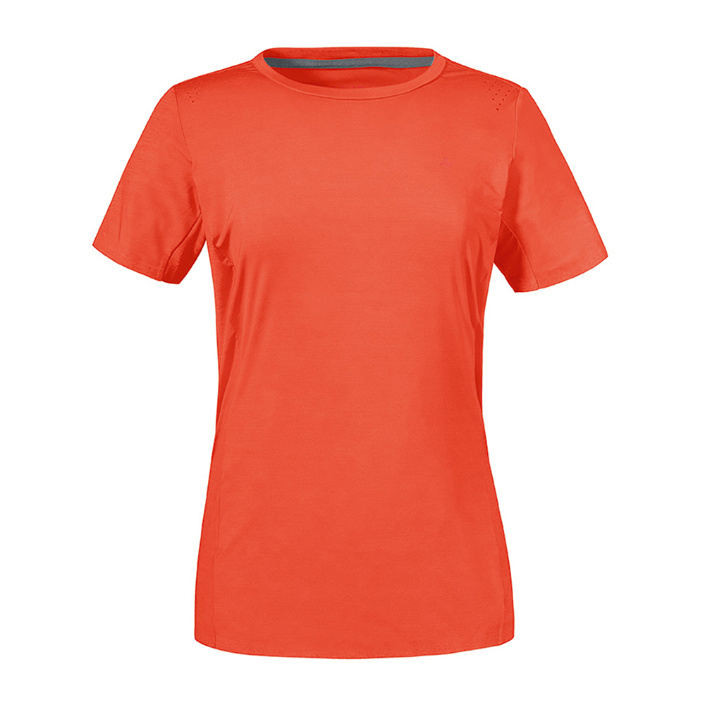 【Schoffel】女Ice-Café排汗抗菌抗UV短袖圓領衫 / 0SL20-11912 (橘)