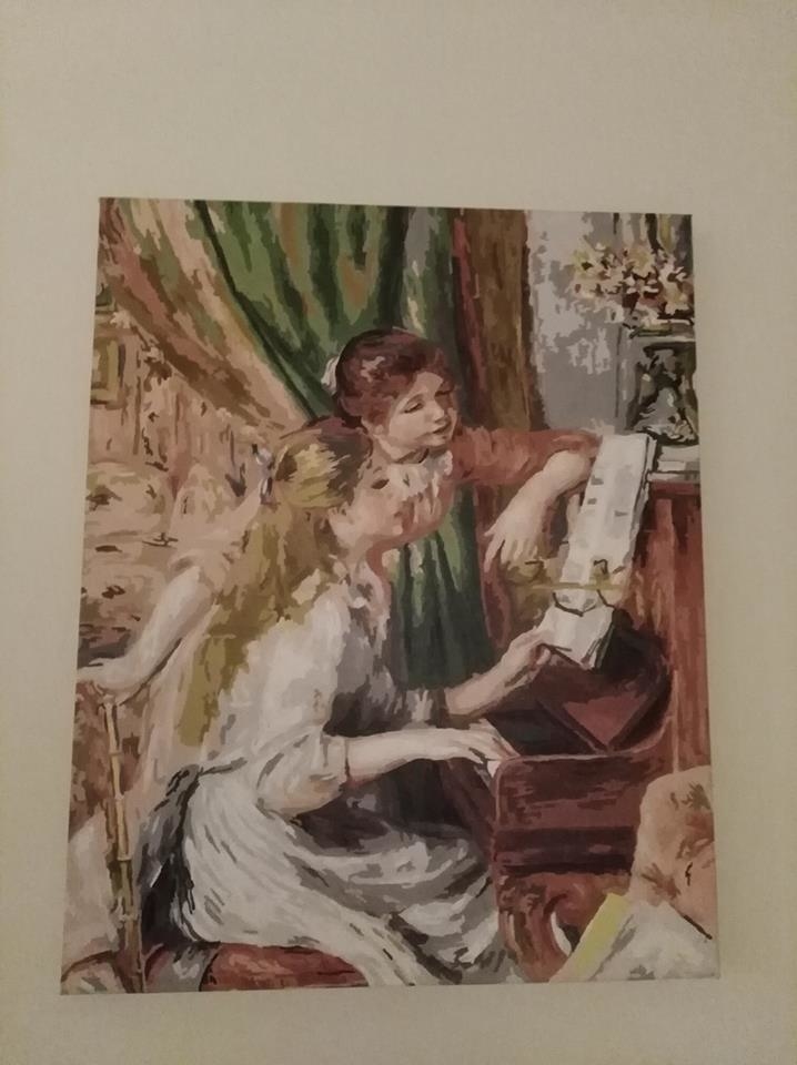 【DT087】雷諾瓦-彈琴的少女