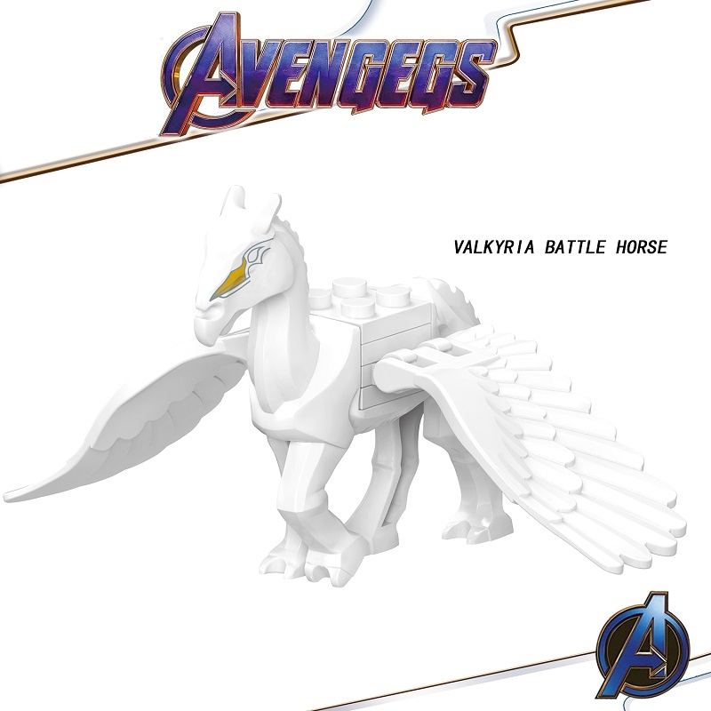 Valkyria Battle Horse Avengers Endgame Custom Mavrel DC Super Heroes Minifigs Minifigures Fit Lego GD213