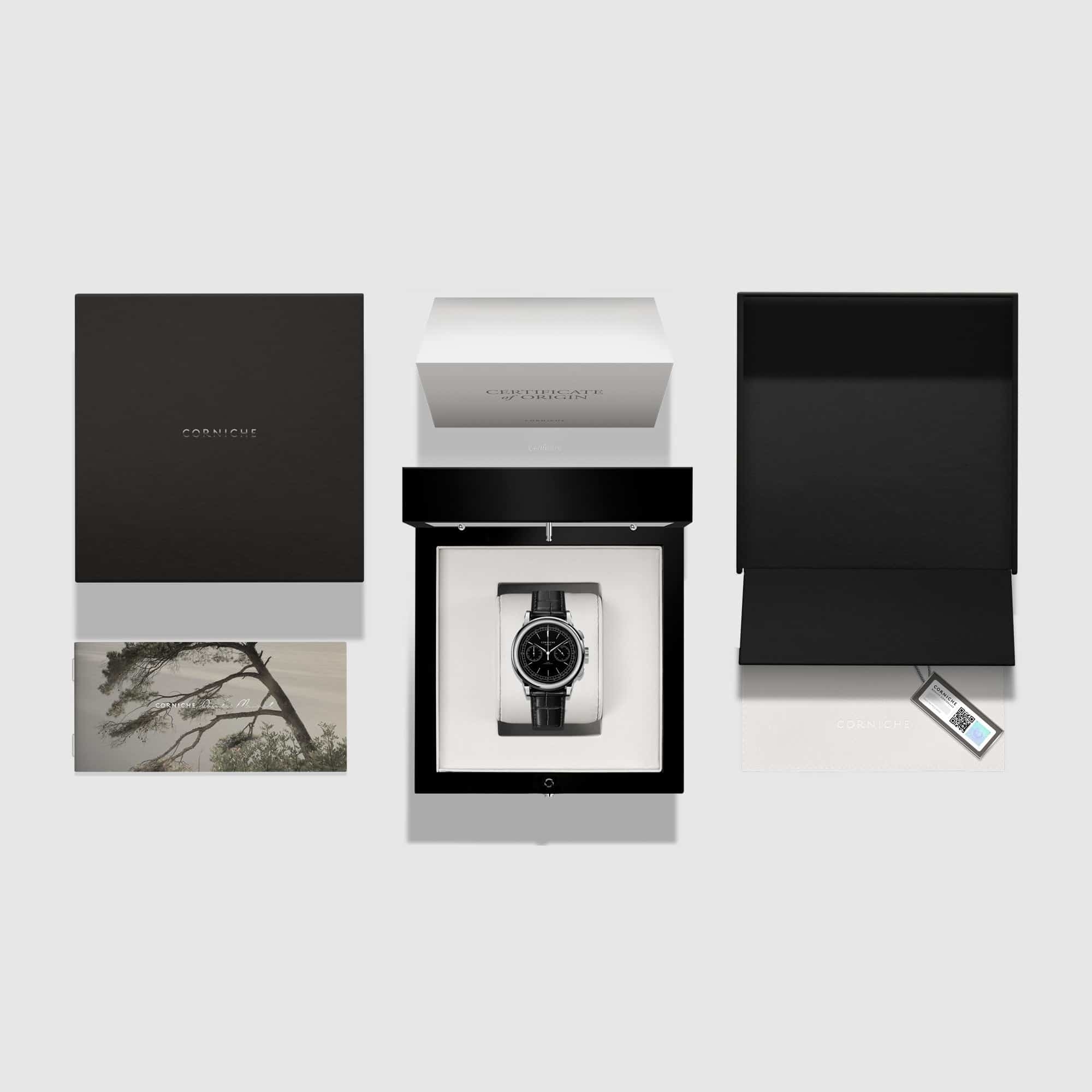 Heritage Chronograph - Rose Gold with Black Dial