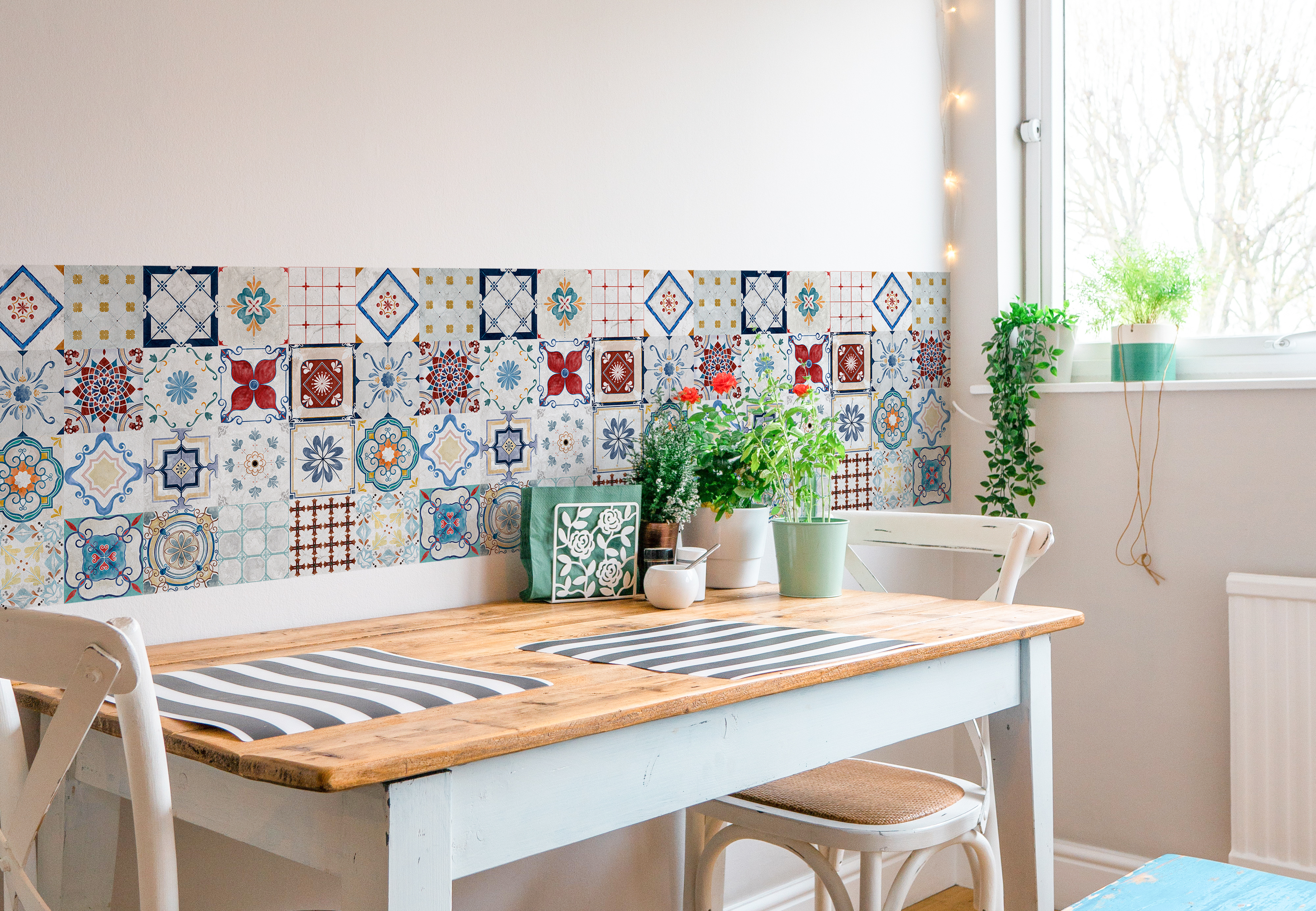 美牆貼貼//摩洛哥花磚        (5/10/20片裝)