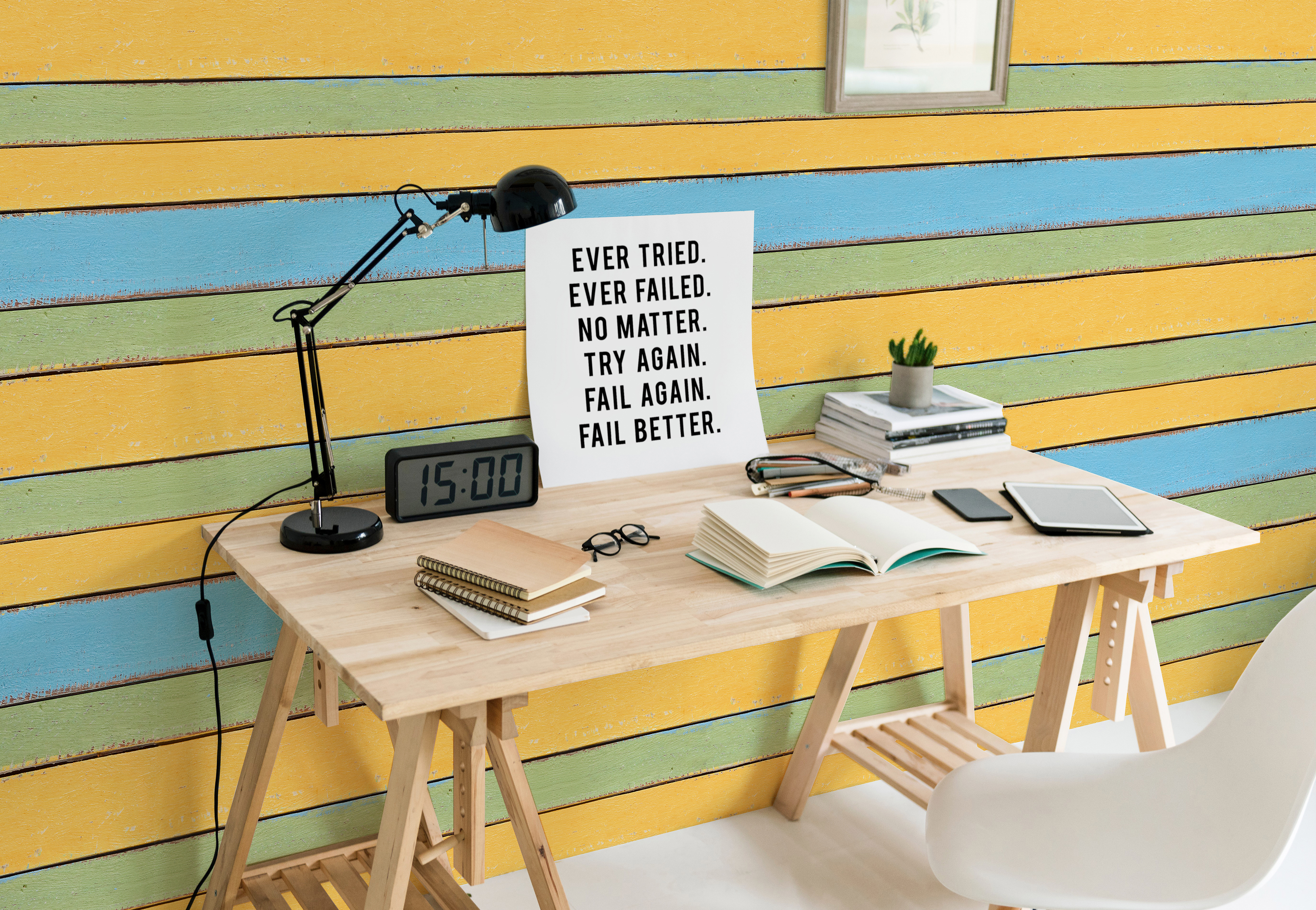 美牆貼貼//西班牙木紋(5/10/20片裝)