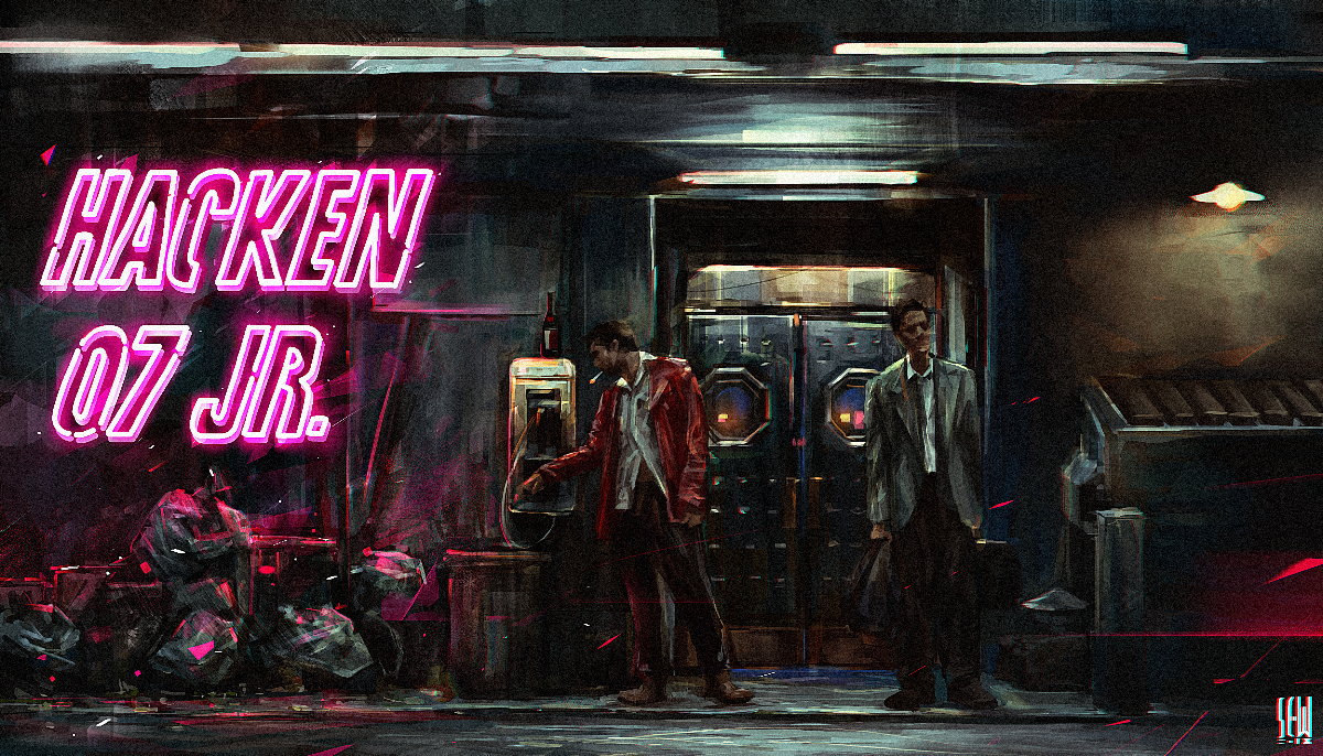 Hacken07 Jr. x 經典電影鬥陣俱樂部 Fight Club (1999) 品牌封面創作精裝捲筒海報 90 x 50cm