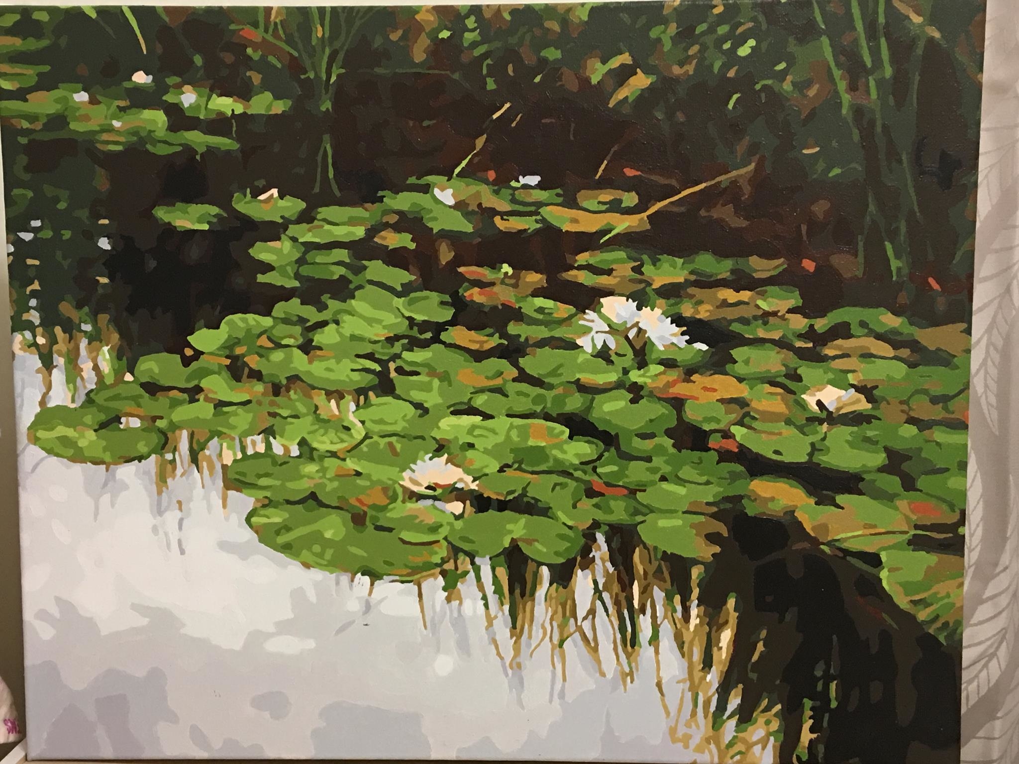 【DT129】莫內 蓮花池畔