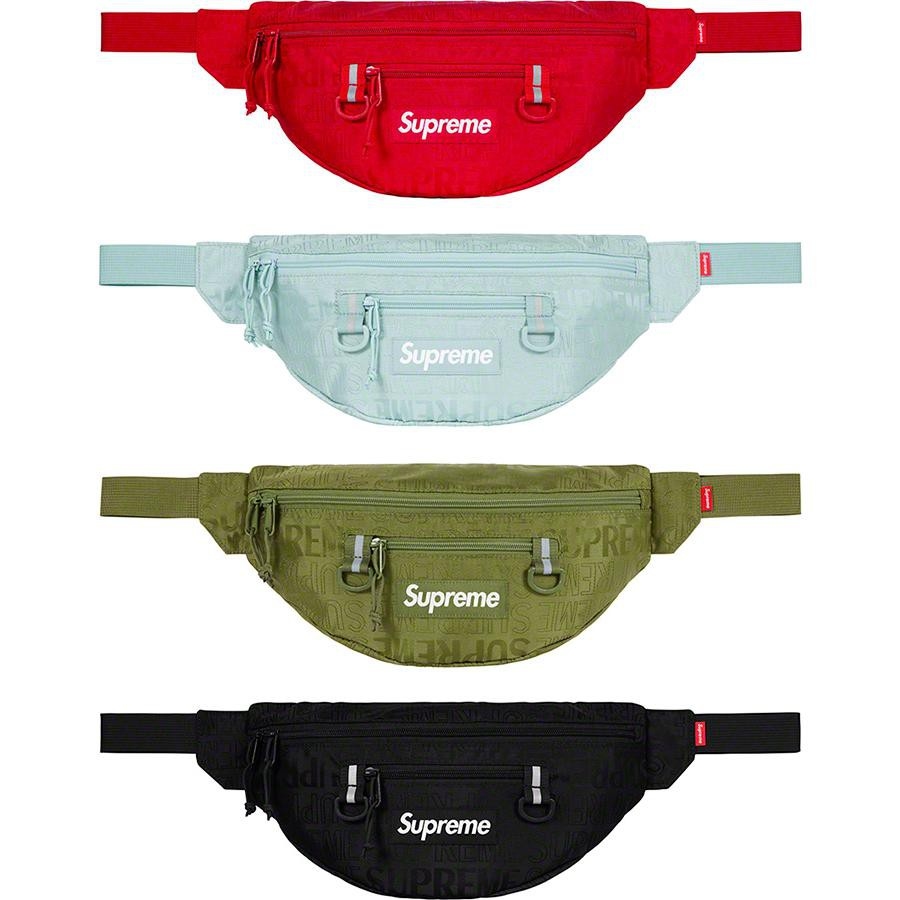 -(C011)-SUPREME WAIST BAG 46TH 腰包 刺繡 SUPREME 字樣 黑/紅/墨綠/水藍
