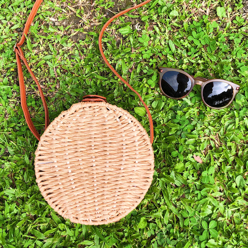 圓形立體編織包