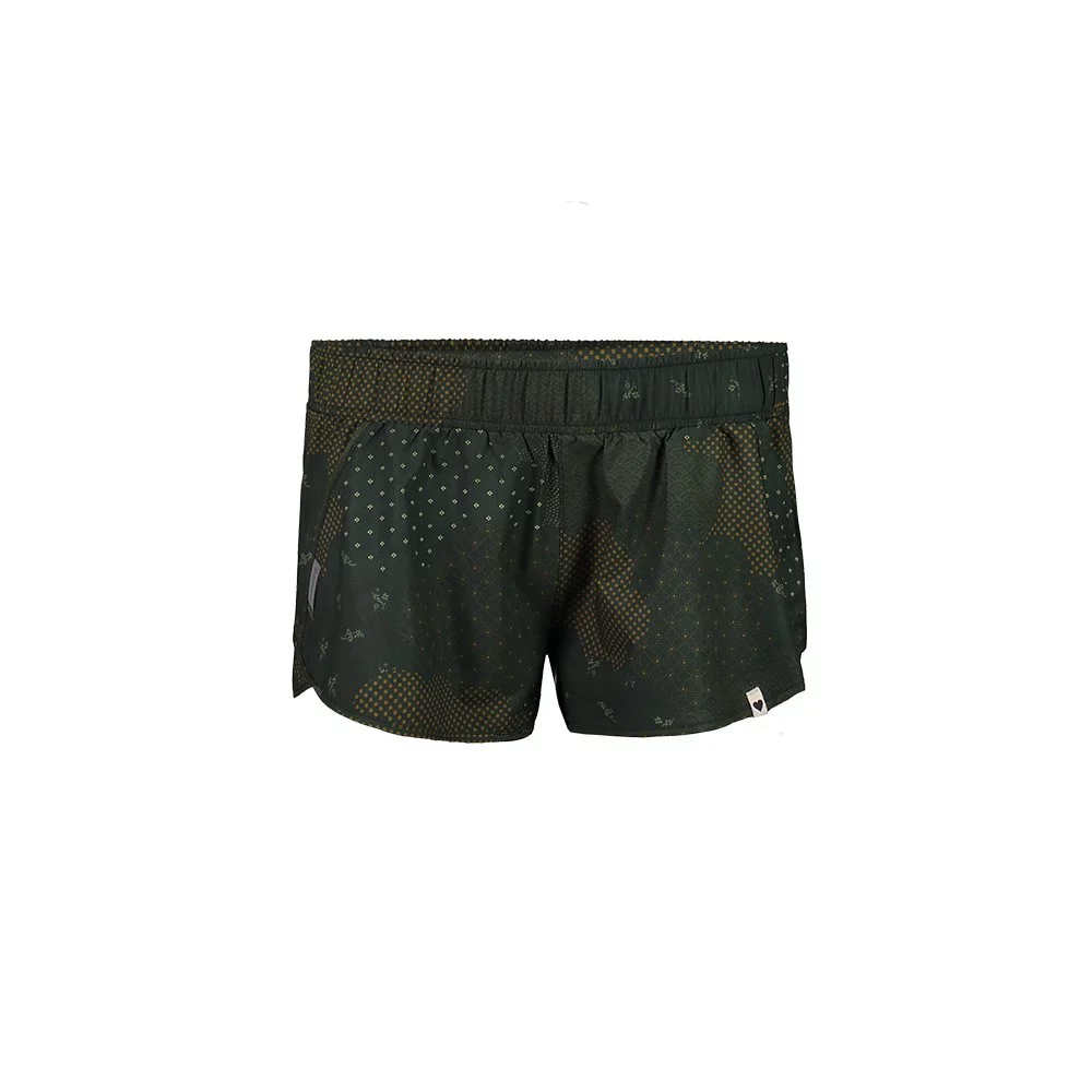 【Maloja】女多功能印花短褲 / 8MA25123-[綠、紅]