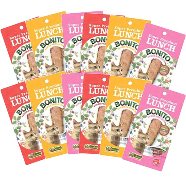 【週慶限定】 LUNCH鮪魚條 12包超值組|貓零食