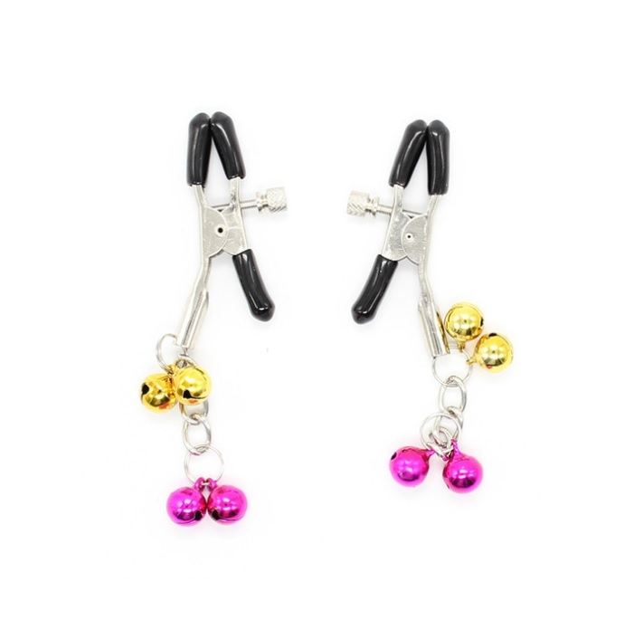 雙色鈴鐺乳頭夾